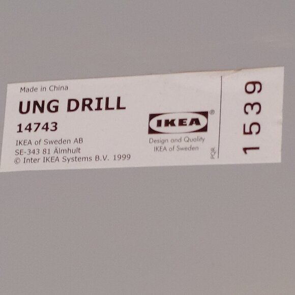 IKEA UNG DRILL mirror Black HTF Discontinued The BIG One - Picture 4 of 8